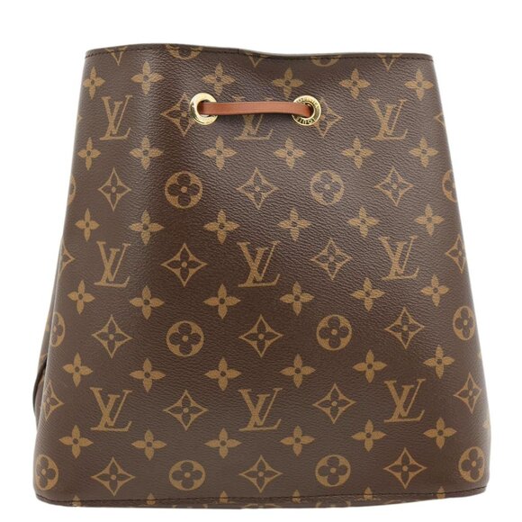 Louis Vuitton  Neonoe MM Monogram Canvas Shoulder Bag Brown - Picture 4 of 16